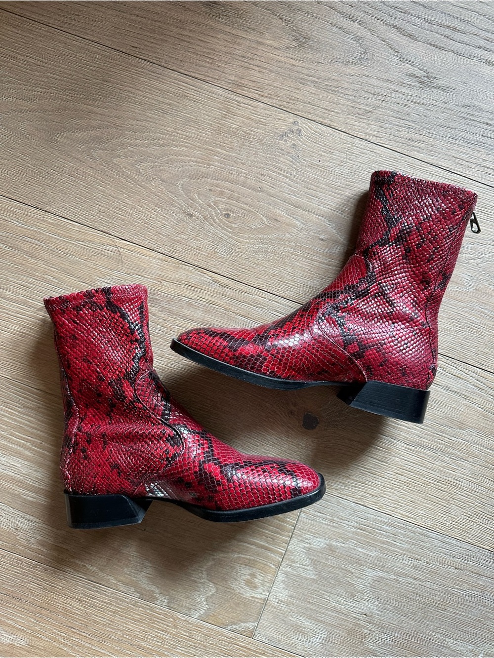 Labucq red python Caro boot - Picture 3 of 6